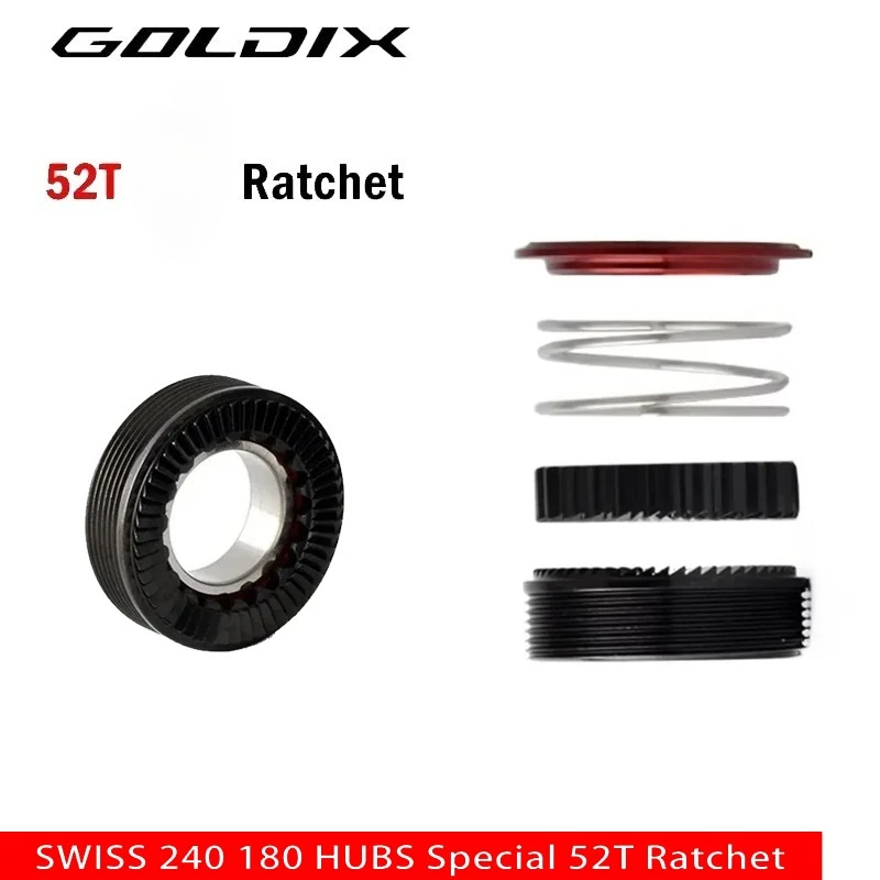 

GOLDIX 240 180 series bicycle wheel hub ratchet 52TEXP ratchet wheel hub components bicycle accessories