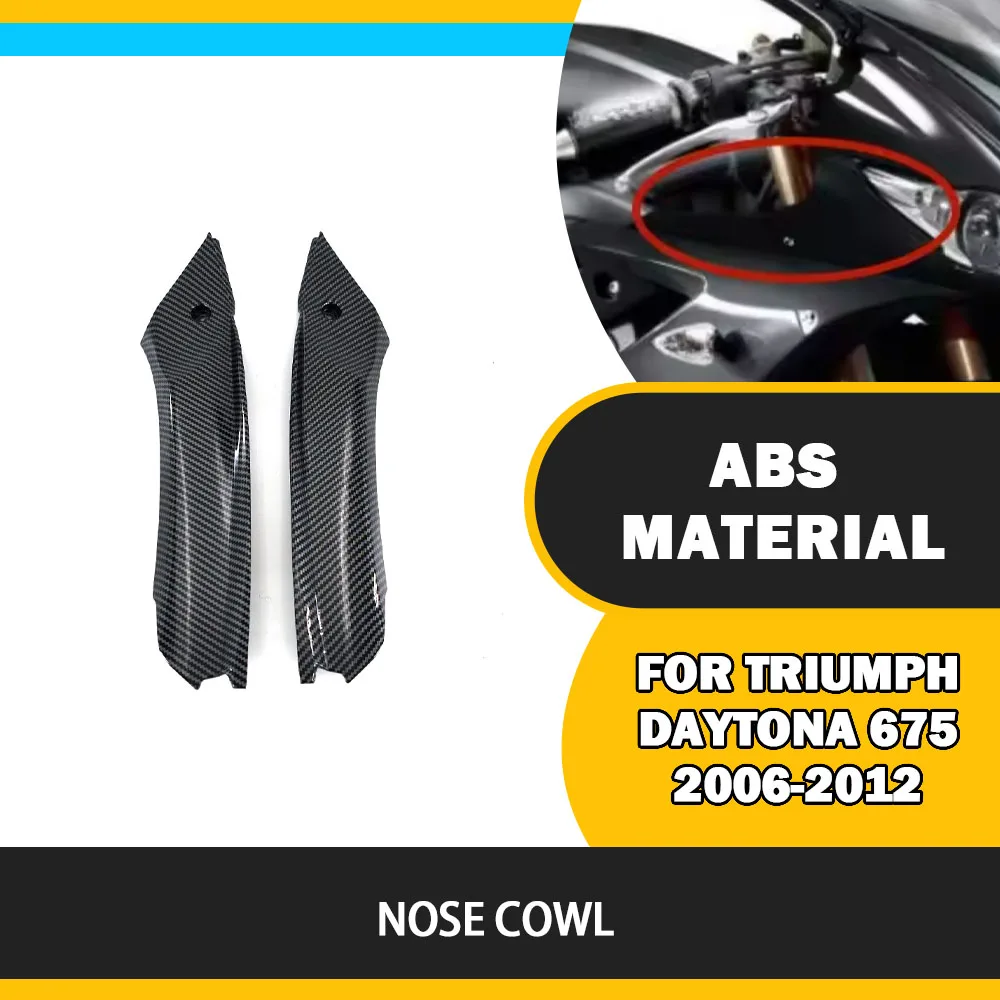 Fit For Triumph Daytona 675 2006-2012 Motorcycle modify Upper Instrument Cover Air Dash Handle Bar Fairing Cockpit Infill Panel