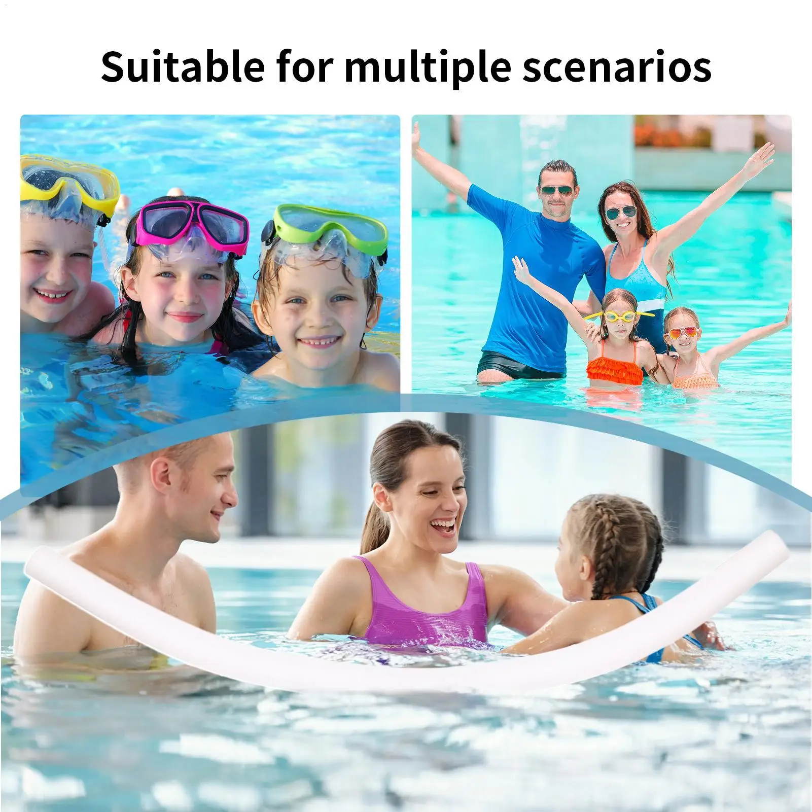 Swim Noodles Floating Swimming Stick Pearl cotton swimming stick Sports Exercise Aid Buoyancy Stick Pool Accessory for Kid Adult