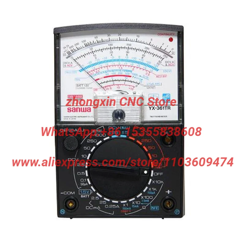 SANWA YX-361TR Analog Analogue Multitester Multimeter Wide Measurement Range YX361TR Fast Shipping
