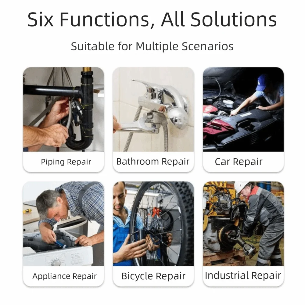 

Short Handle Bathroom Wrench Large Opening Easy to Use Adjustable Spanner Sturdy Tube Nut Toilet Sink Plumbing Wrench Nut Key