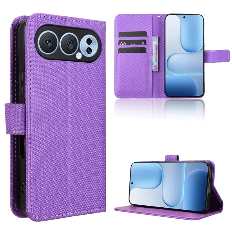 ل Honor 500 Pro 5G حافظة فاخرة الماس نمط الجلد محفظة من جلد PU غطاء الحبل ل Honor 500 Pro 5G جراب هاتف