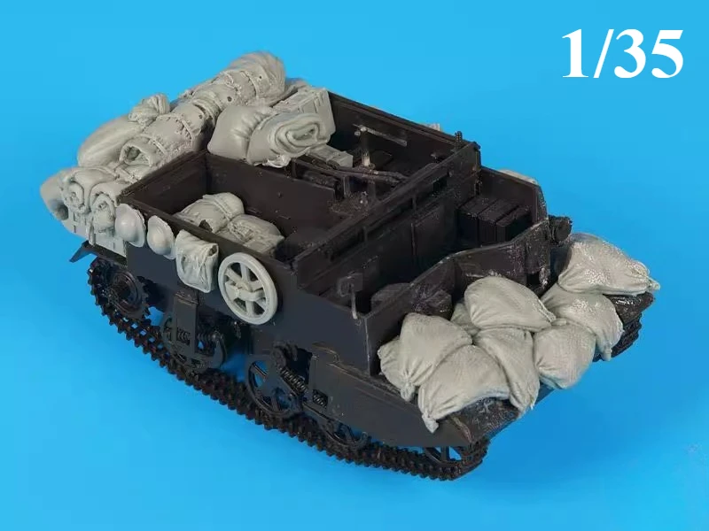 High Quality 1:35 Cast Resin Model Tank Bren Carrier Accessories Set No2 Parts Pile Up Set Unpainted