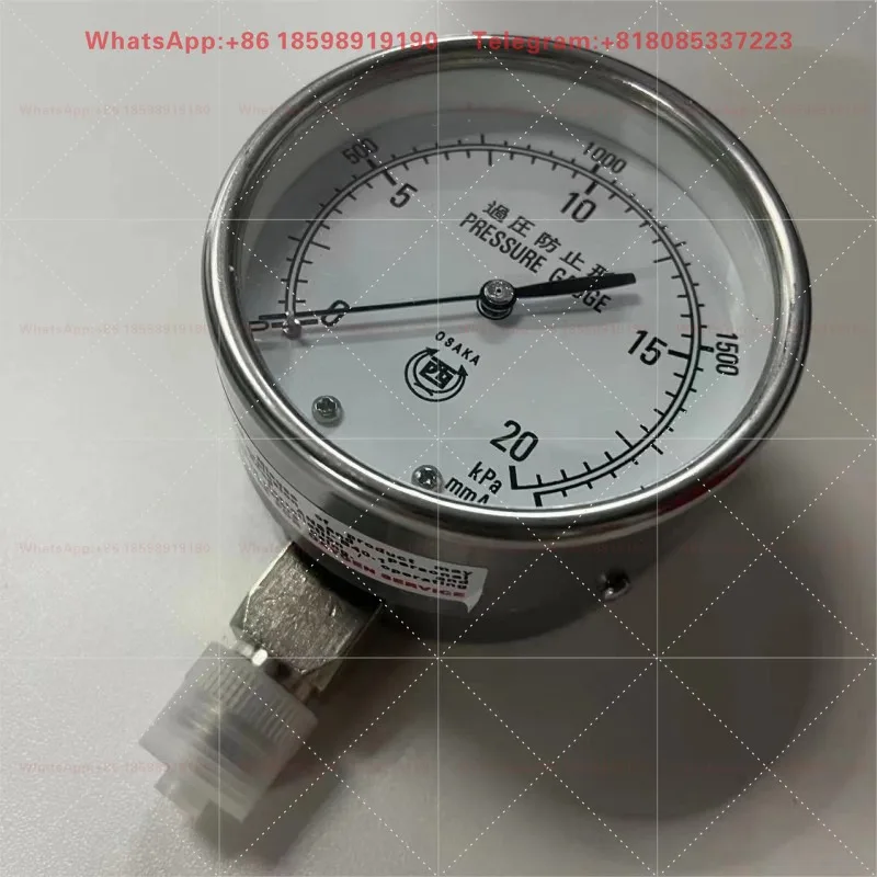 Gas membrane gauge 0-10kpa gas pressure gauge/micro pressure gauge sub-prevention pressure gauge