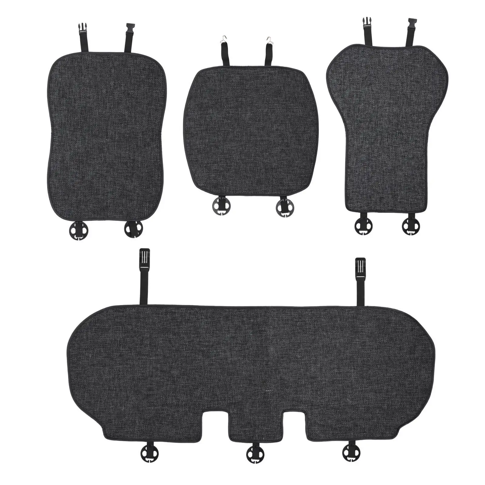 Car Seat Protectors Cover for Byd Atto 3 Yuan Plus All Seasons Used Anti Slip Bottom Car Seat Cover Cushion Breathable Fabric