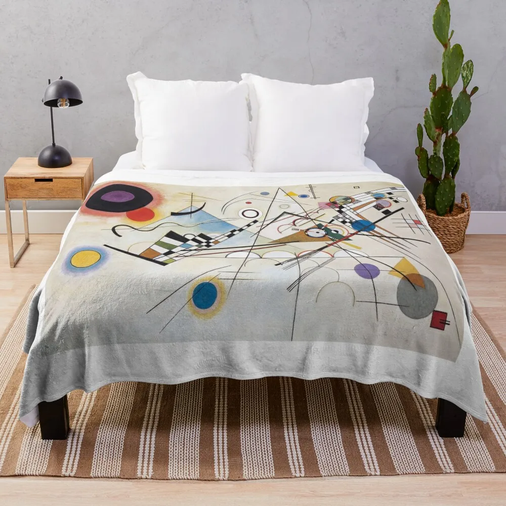 

Wassily Kandinsky Throw Blanket Decorative Sofas valentine gift ideas cosplay anime Blankets