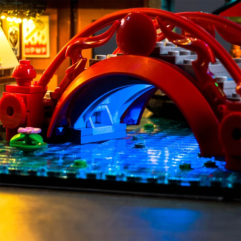 Lazishi LED Light 71799 Set for NINJAGO ® City Markets building block dedicated light (only including lighting accessories)
