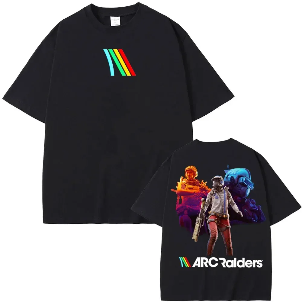 ARC Raiders Shooter Game T-Shirt | 2025 New Summer Style Game Graphic Print | 100% Cotton Comfortable High-Quality Soft T-shirt
