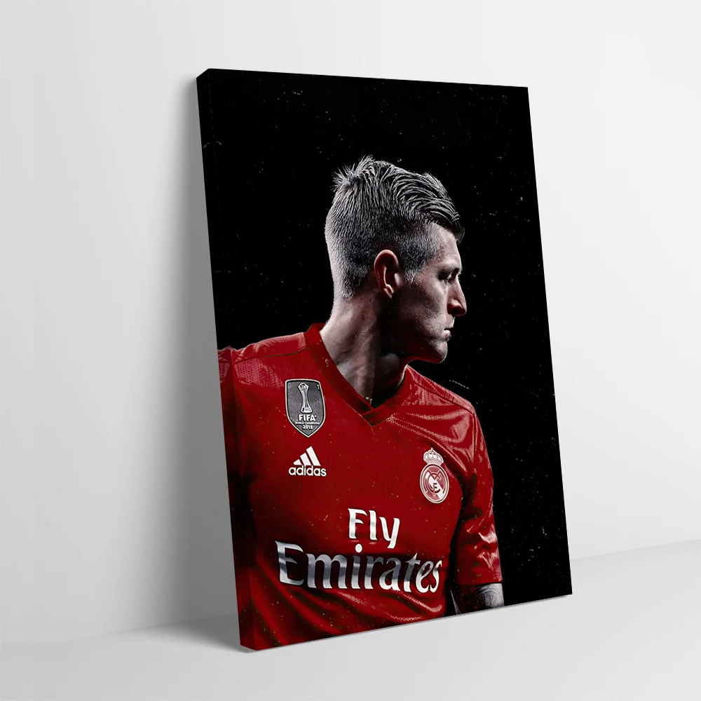 

Toni Kross Real Madrid Football Jersey Printing Poster Pictures Wall Art Canvas Painting Gift for Interior Accessories Mural
