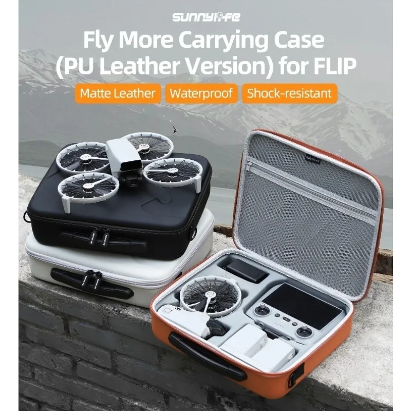 Sunnylife المحمولة حقيبة كتفية للسفر للصدمات مقاوم للماء حقيبة حمل ل DJI الوجه الطائرة بدون طيار RC 2/RC-N3 تحكم عن بعد #1