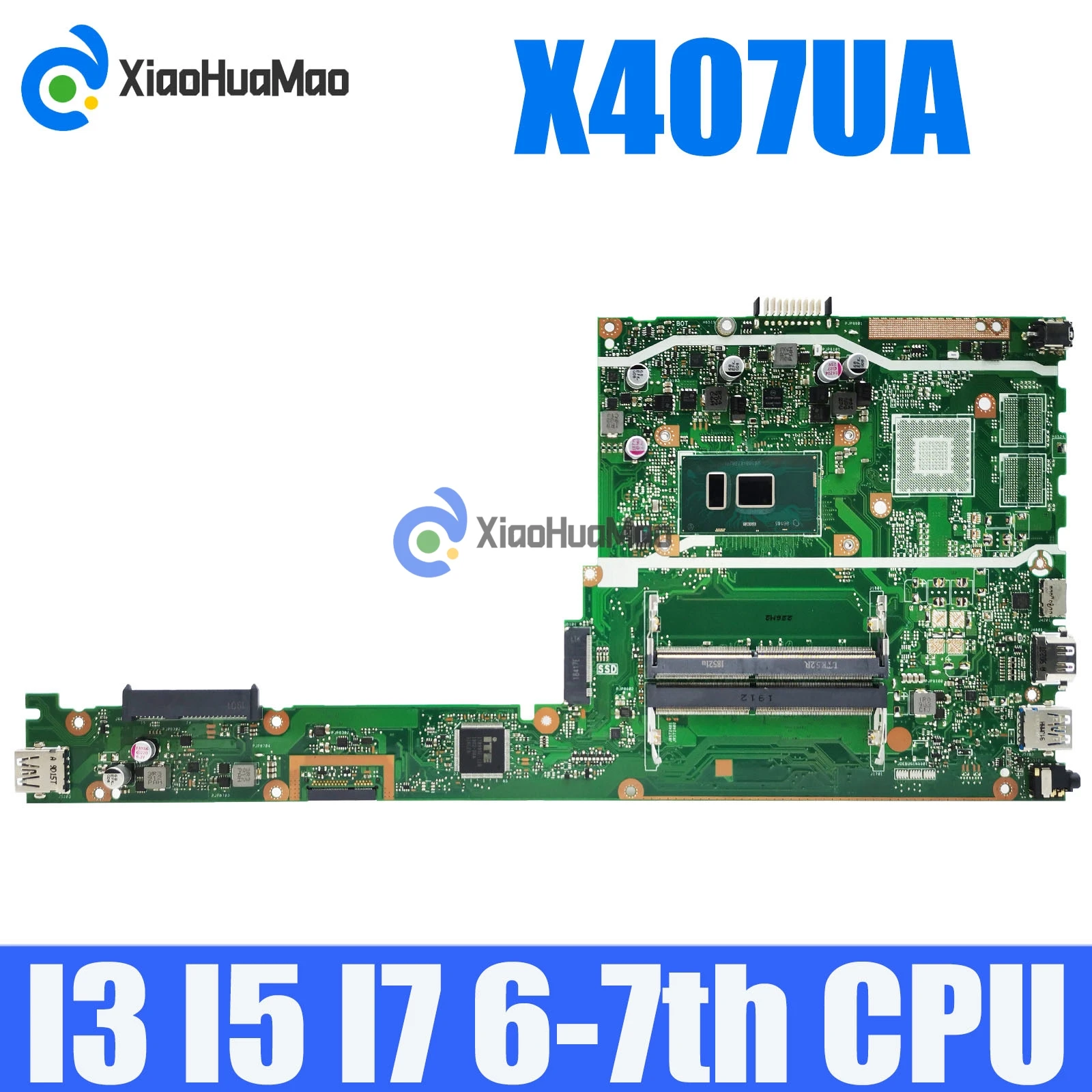 

X407UA i3 i5 i7-6th/7th CPU Mainboard For ASUS X407U X407UB A407UB F407UA F407UB X407UF A407UA A407UF F407UF Laptop Motherboard