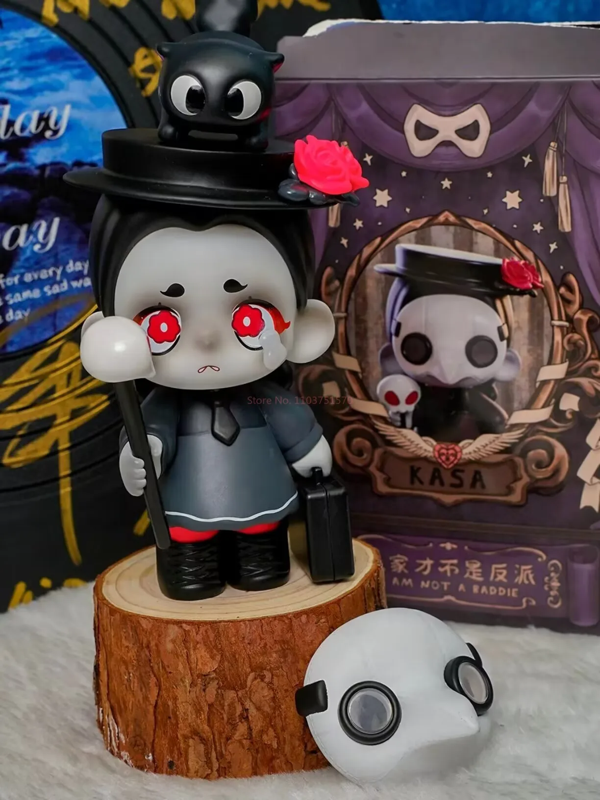 정품 Kasa는 악당에 관한 것이 아닙니다. 서프라이즈 시리즈 트렌디 게임 블라인드 박스 실내 컬렉션 장식품 소녀들을 위한 휴일 선물