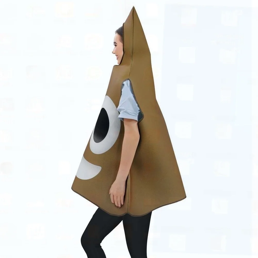 

Наряд для выступлений, костюм с принтом губки, сценическая одежда, костюм для косплея на Хэллоуин, костюм для розыгрыша, костюм из туалетной бумаги