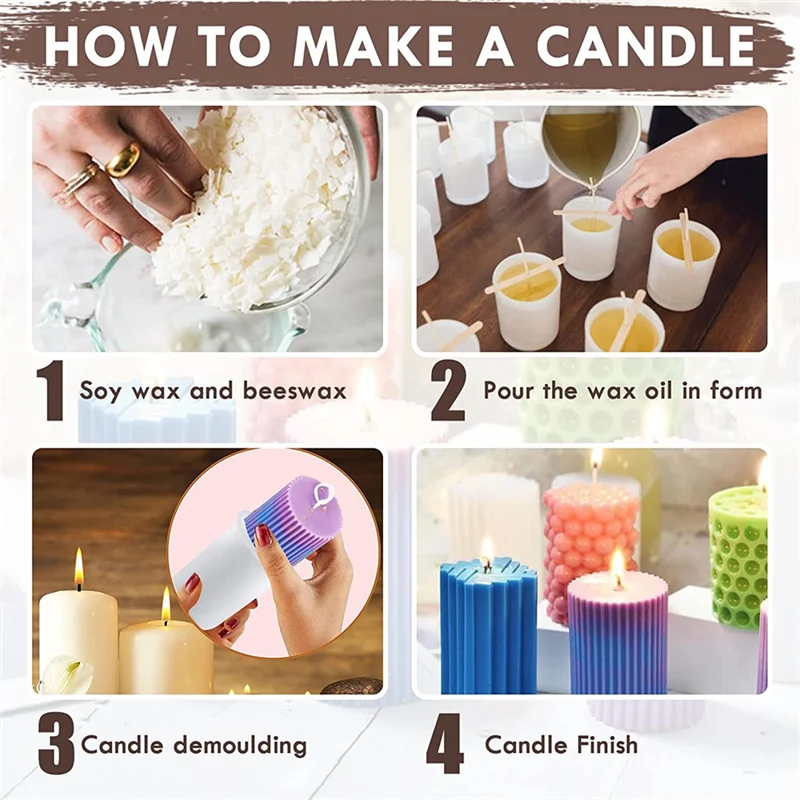 

A79Z-формы для свечей, силиконовые формы, цилиндрические формы для свечей, формы для свечей на столбе для изготовления свечей