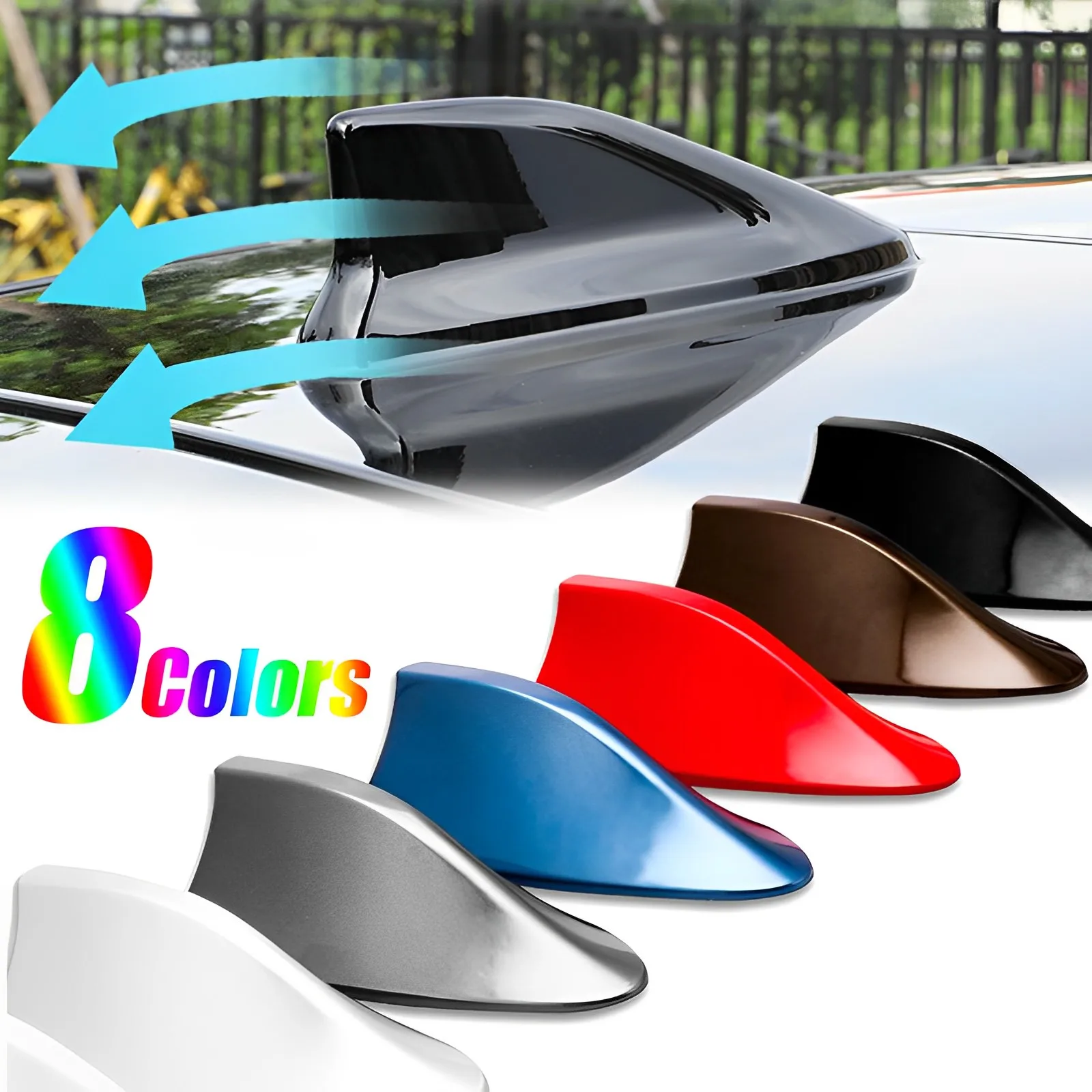 

Универсальные беспроводные антенны, автомобильный радиоприемник, FM-сигнал, автомобильная антенна, стайлинг на крыше автомобиля, антенна радиосигнала, антенна