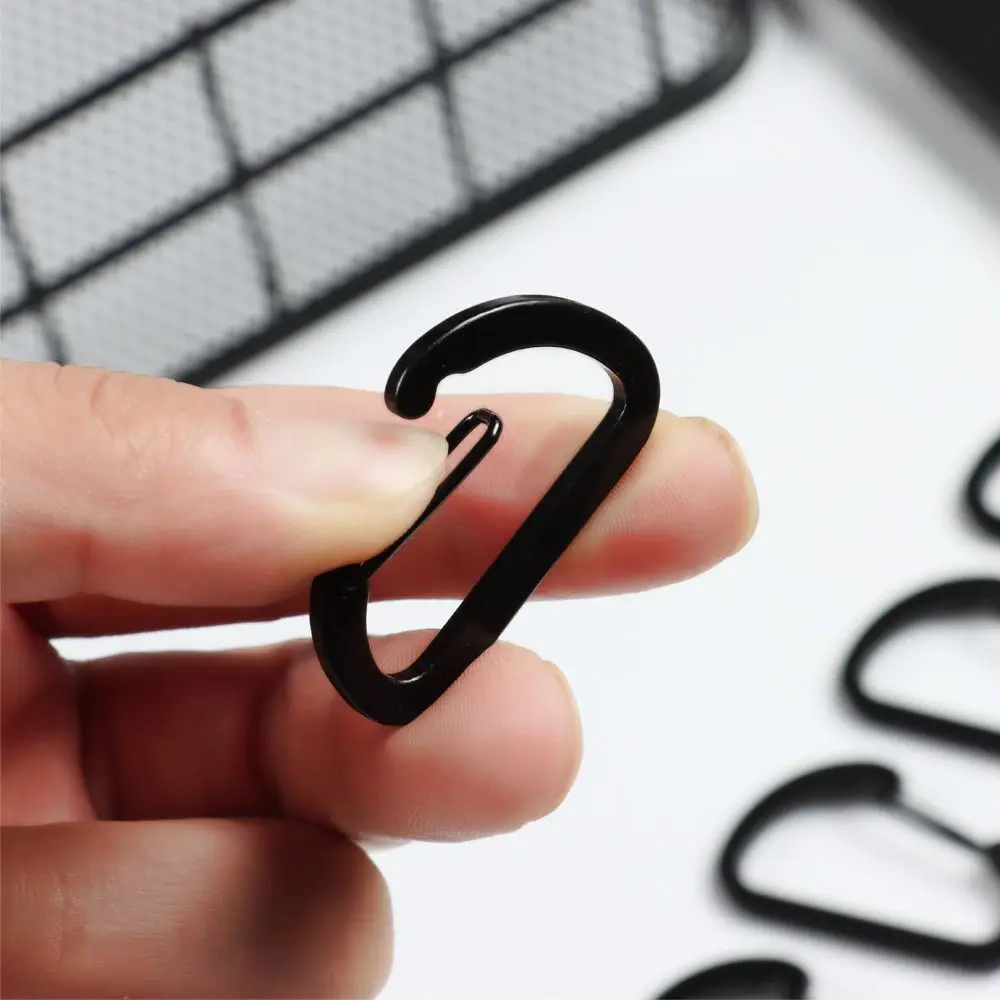 1/4/8 قطعة سبائك الألومنيوم Packback أبازيم تسلق التخييم التنزه مشبك خاطف D حلقة تسلق المفاتيح زجاجة ماء السنانير