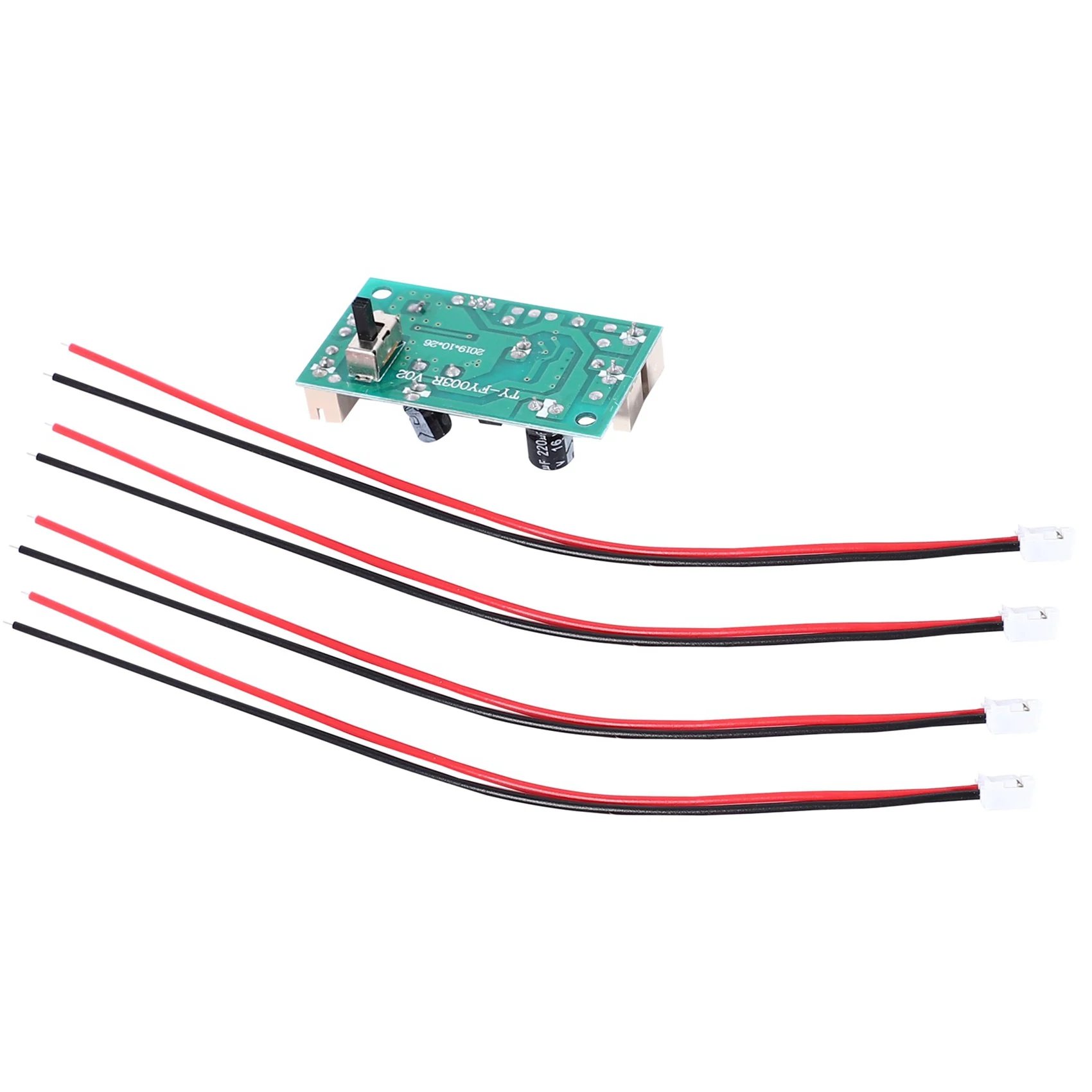 FBIL-2X 2.4G 4 Channels Wireless RC Transmitter Receiver Radio Remote Controller With Receiver Board For RC Cars Boats