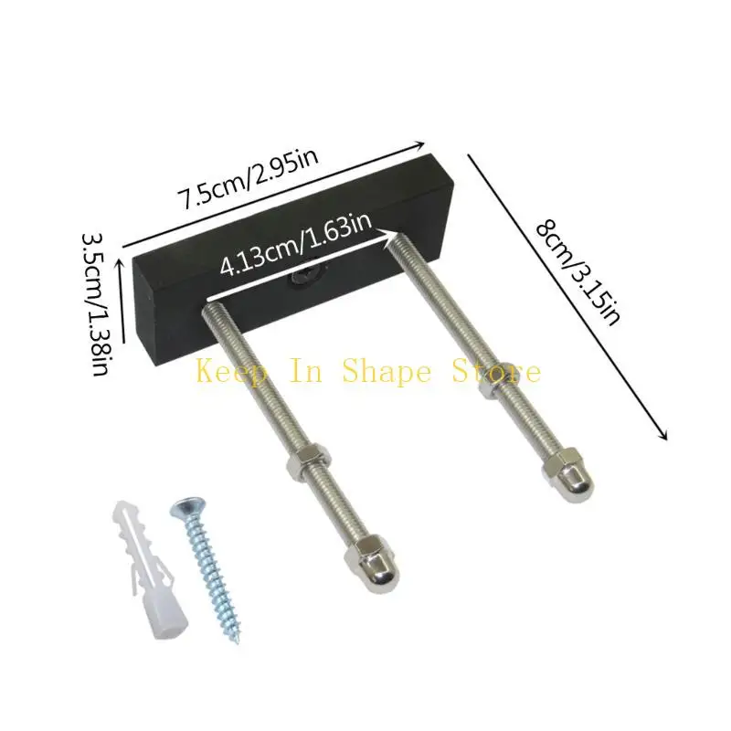 U1JC Skateboard Wall Mount, Skateboard Floating Deck Display, Skateboard Holder Rack