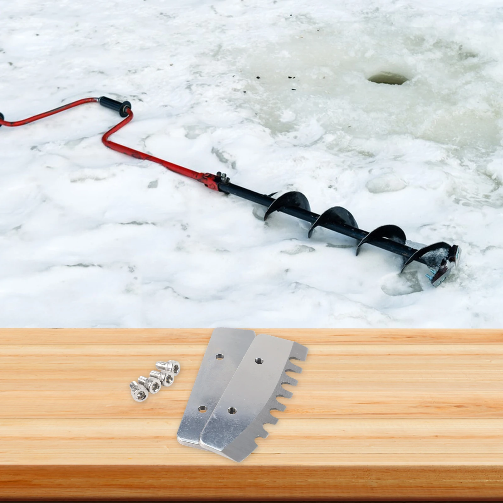 For Ice Fishing Ice Chiseling Tool Replacement For Ice Auger Tartness Maintenance Compatible With Quantum Auger