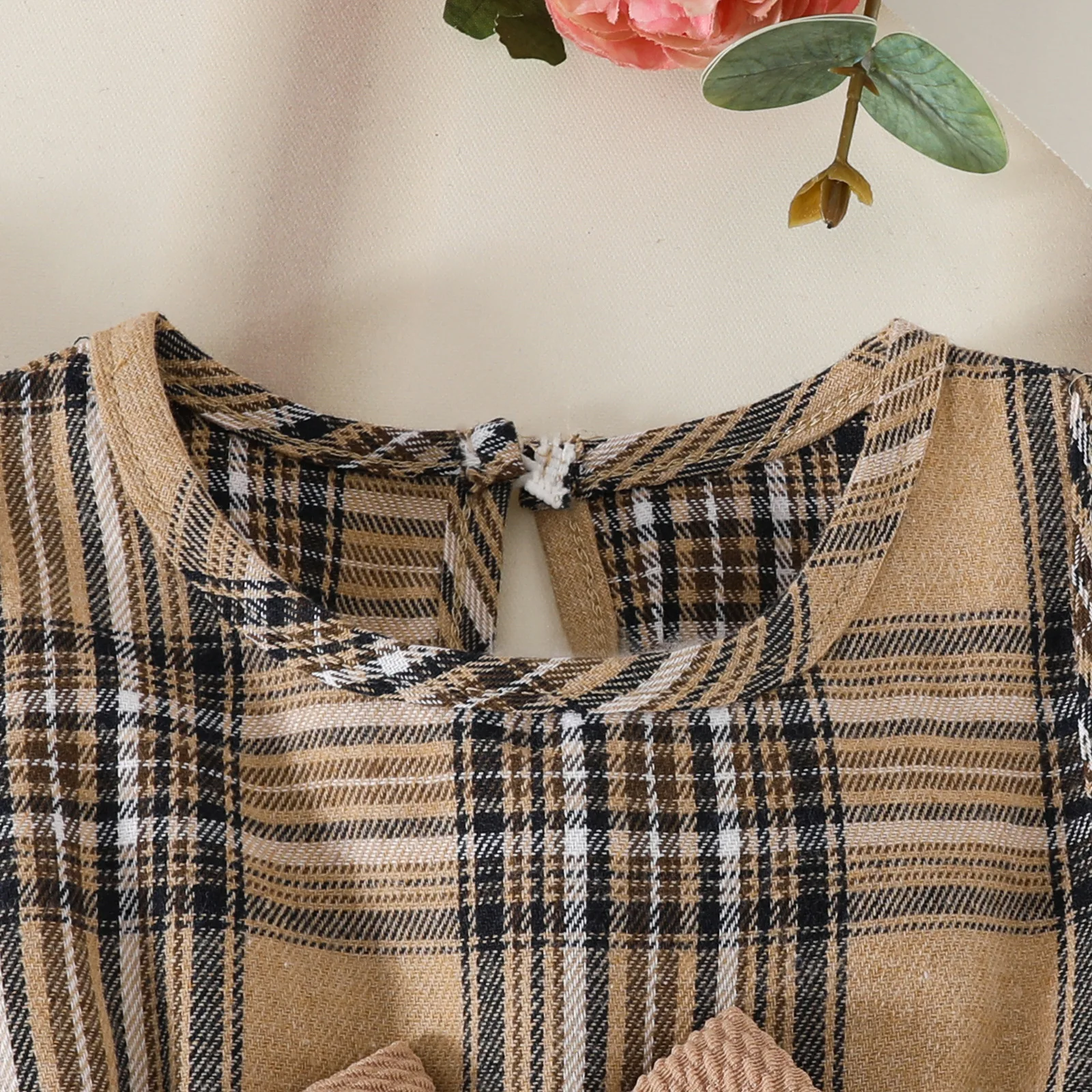 3 قطعة مجموعات 2026 الصيف الرضع فتاة الملابس موضة منقوشة لطيف القوس ملابس علوية من القطن بلا أكمام فستان الأميرة الطفل الوليد البنود B106