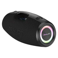 ZEALOT S78 100W Portable Outdoor Speaker IPX7 Waterproof Wireless Speakers with RGB Lights, Rich Bass Stereo Sound 12H Playtime