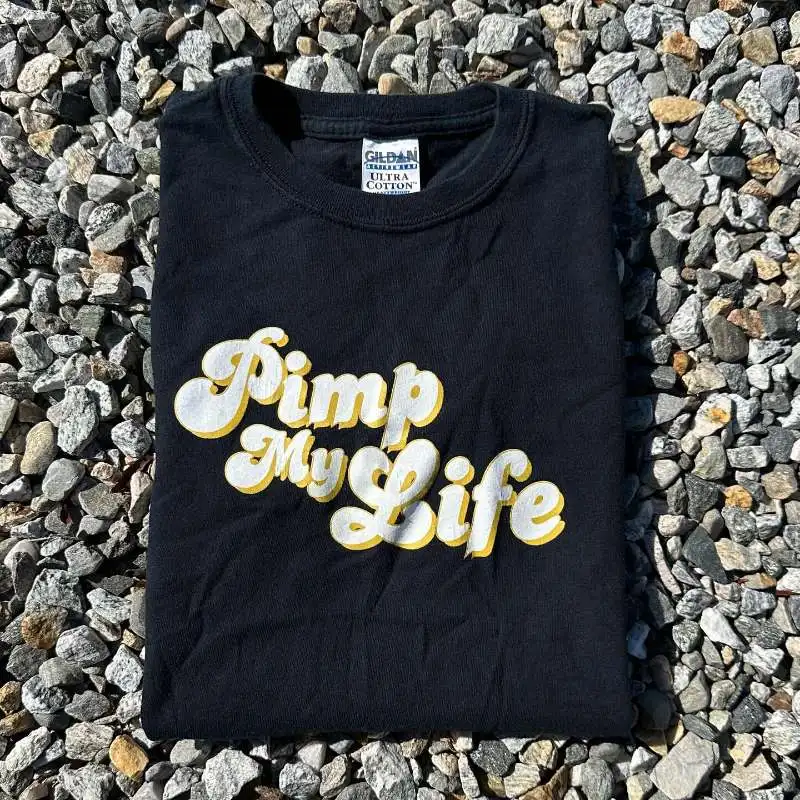 autismss-treasure-house-ブラック-ヴィンテージ-レイジー-スタイル-シンプル-レター-半袖-tシャツ-ヘビーウェイト-カップル-トップス-カジュアルウェア