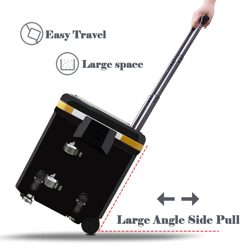 Multifunctional Fishing Tackle Box 36L Fishing Bucket Storage Tackle Box with Liftable Legs and Wheel Fishing Storage Equipment image 2