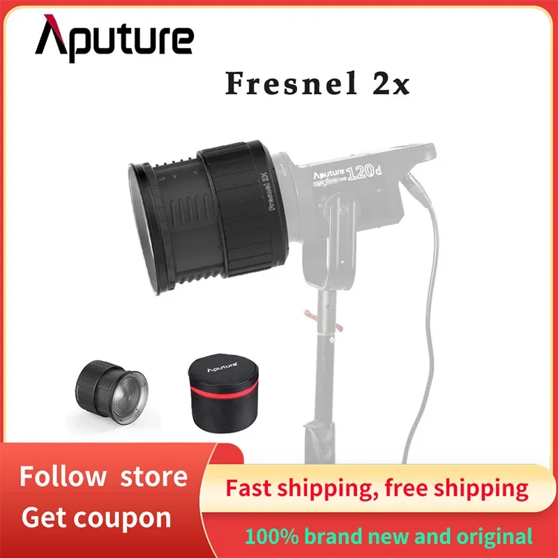 Aputure Fresnel 2x Compatible with Bowens Mount Lights and Barndoor for LS C120d LS C300d Video Photography Lamp