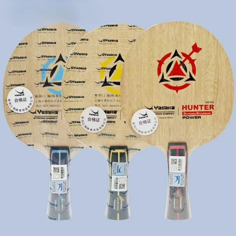 

YASAKA Hunter Provincial Team Специальная ракетка для настольного тенниса Speed Внешняя профессиональная ракетка из углеродного волокна Ракетка для пинг-понга