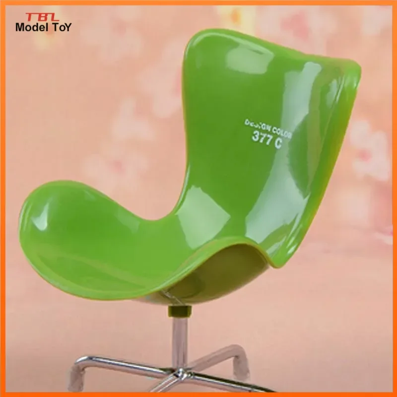 New 1/6 Scene Accessory Candy Parts Chair Plastic Armchair Orange/yellow/red/purple/green 5 Color For 12