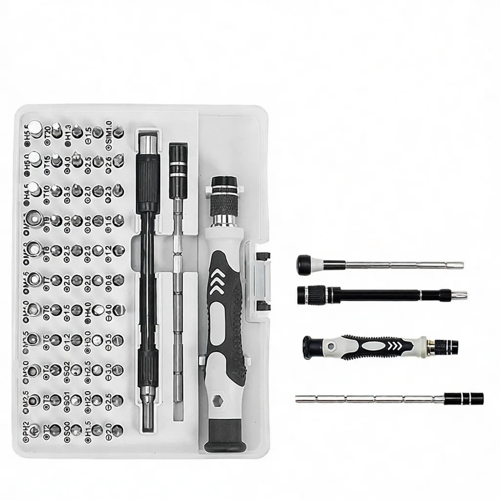 Magnetic Telescopic Screwdriver 2 In 1 S2 Steel Cross Slotted Bit Professional Manual Hand Tool For Home Diy Use