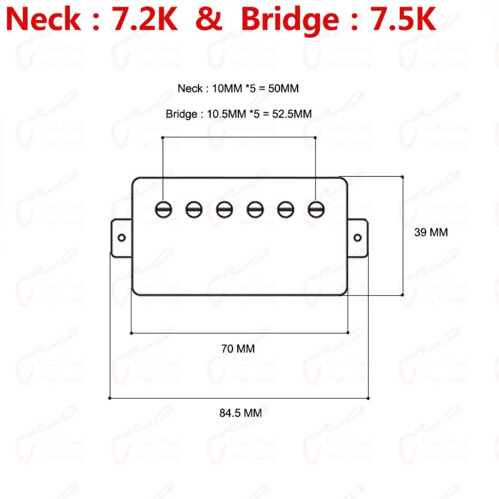 IBZ Super58 S58  Pickups  Alnico Humbucker Pickups