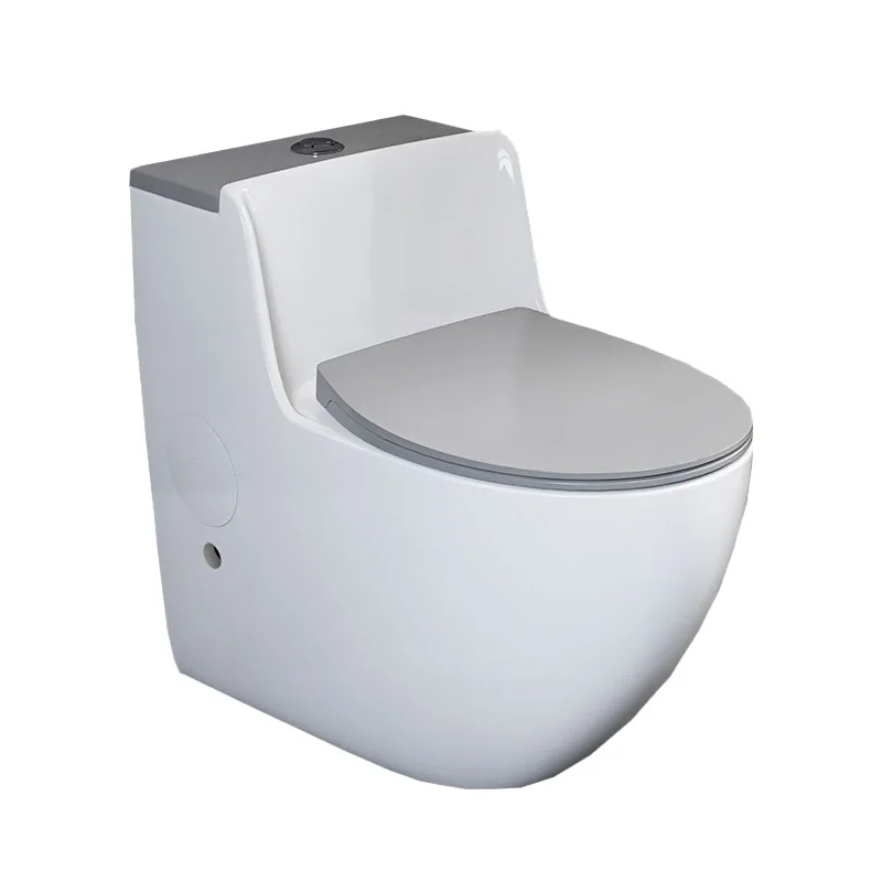 Against the wall egg-shaped toilet apartment toilet siphon creative ceramic ordinary toilet silent large pipe deodorant
