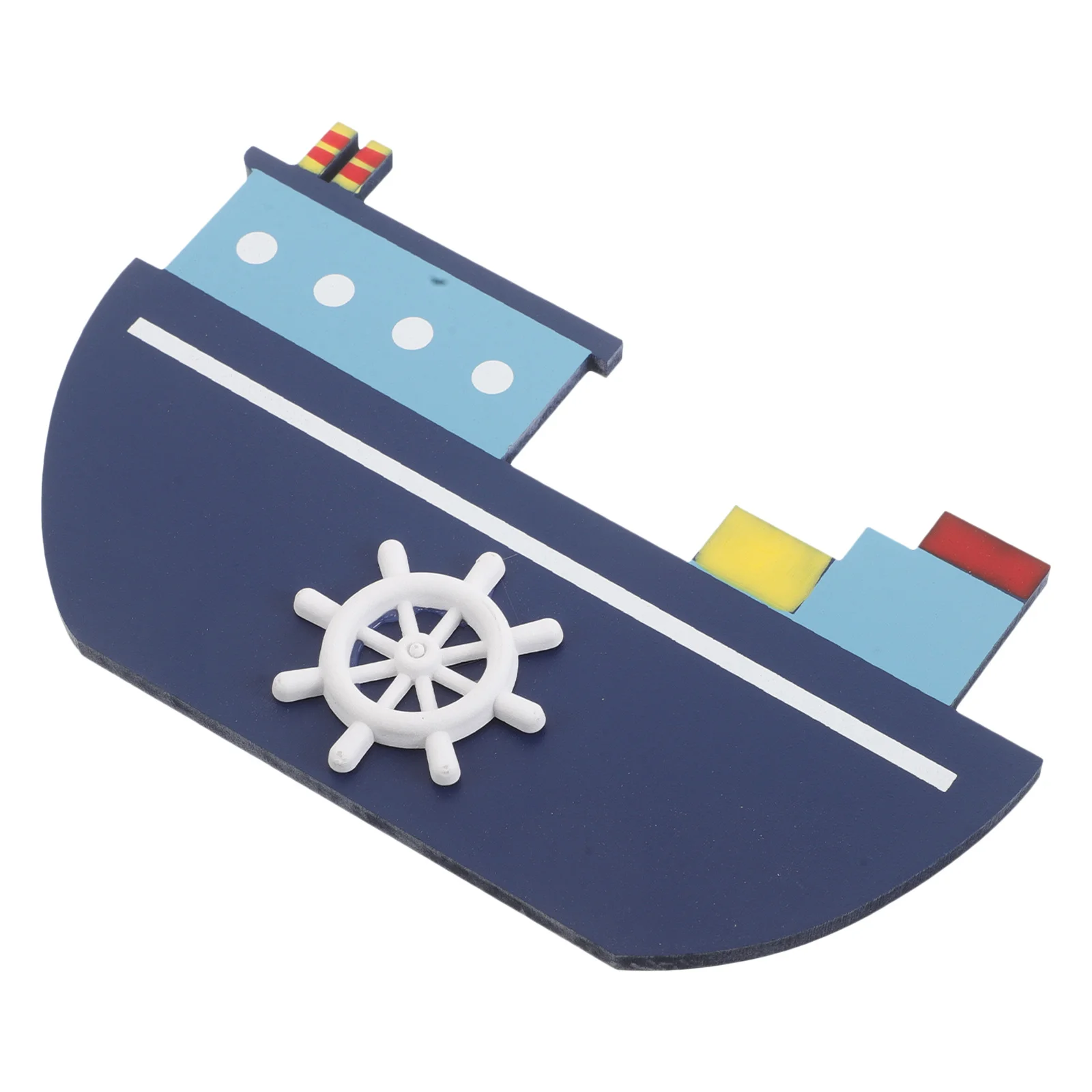 

Hand Painted Wooden Sailboat Magnet Nautical Refrigerator Decor Creative Fridge Sticker Unique Home Ornament Sailboat Home Decor