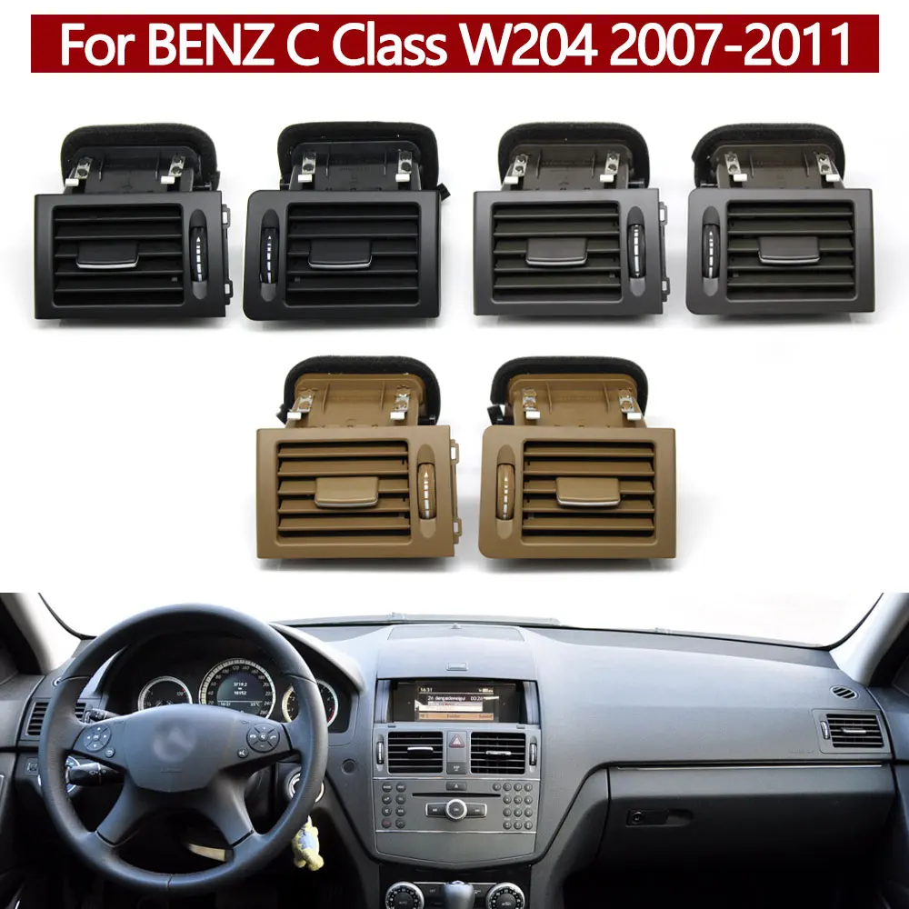 

Car Front Dashboard Air Conditioner AC Vent Outlet Grill Assembly For Mercedes Benz C Class W204 C180 C200 C220 C230 C260 C300