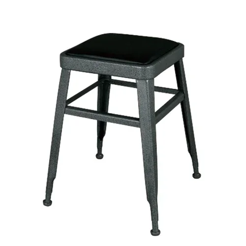 Metal square stool, foyer, shoe changing stool, foldable retro industrial iron stool