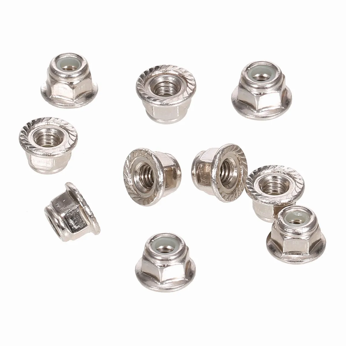 10pcs M4 Wheel Lock Nuts 4mm For TRAXXAS 2.0 #8347 TRX4 TRX6 Axial SCX10 90046 1/10 RC Car