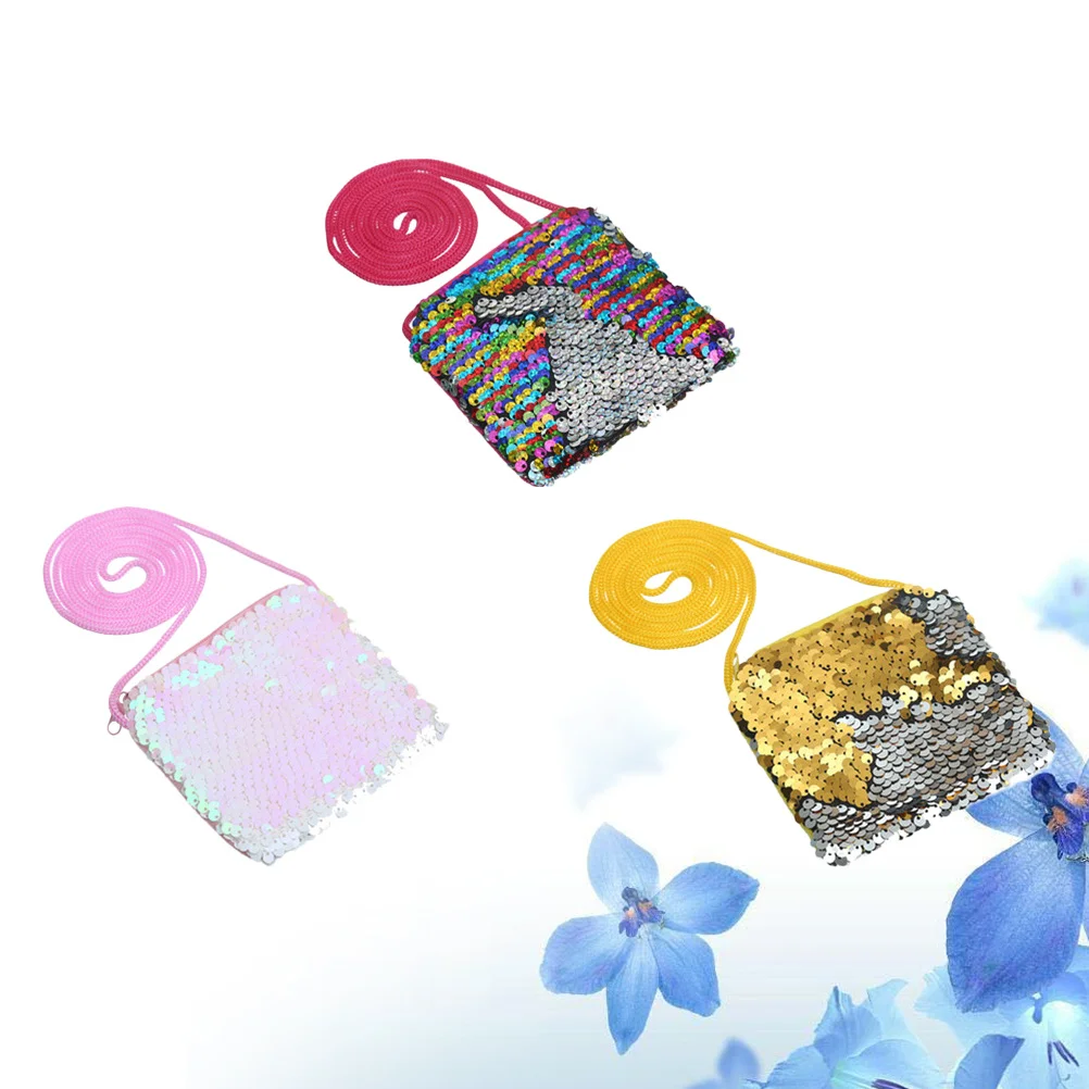 3 قطعة بريق الترتر محفظة نسائية للعملات المعدنية لامعة محفظة صغيرة ل الرجعية البريق الحقيبة المحمولة تخزين لبطاقات العملات المعدنية مفاتيح #1