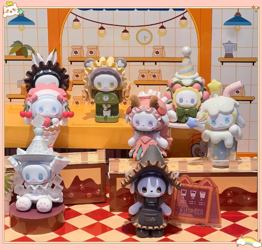 Tersedia Emma Secret Forest Goffee Shop Sepes Series Blind Box Fashion Toy Dekorasi Meja Lucu Kotak Misteri Seru Hadiah Kejutan