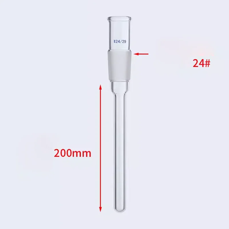 200mm 24/29 bevel-seal inlet adapter,20cm Thermometer Sleeve,Jacket Tube used on thermometer standard ground mouth