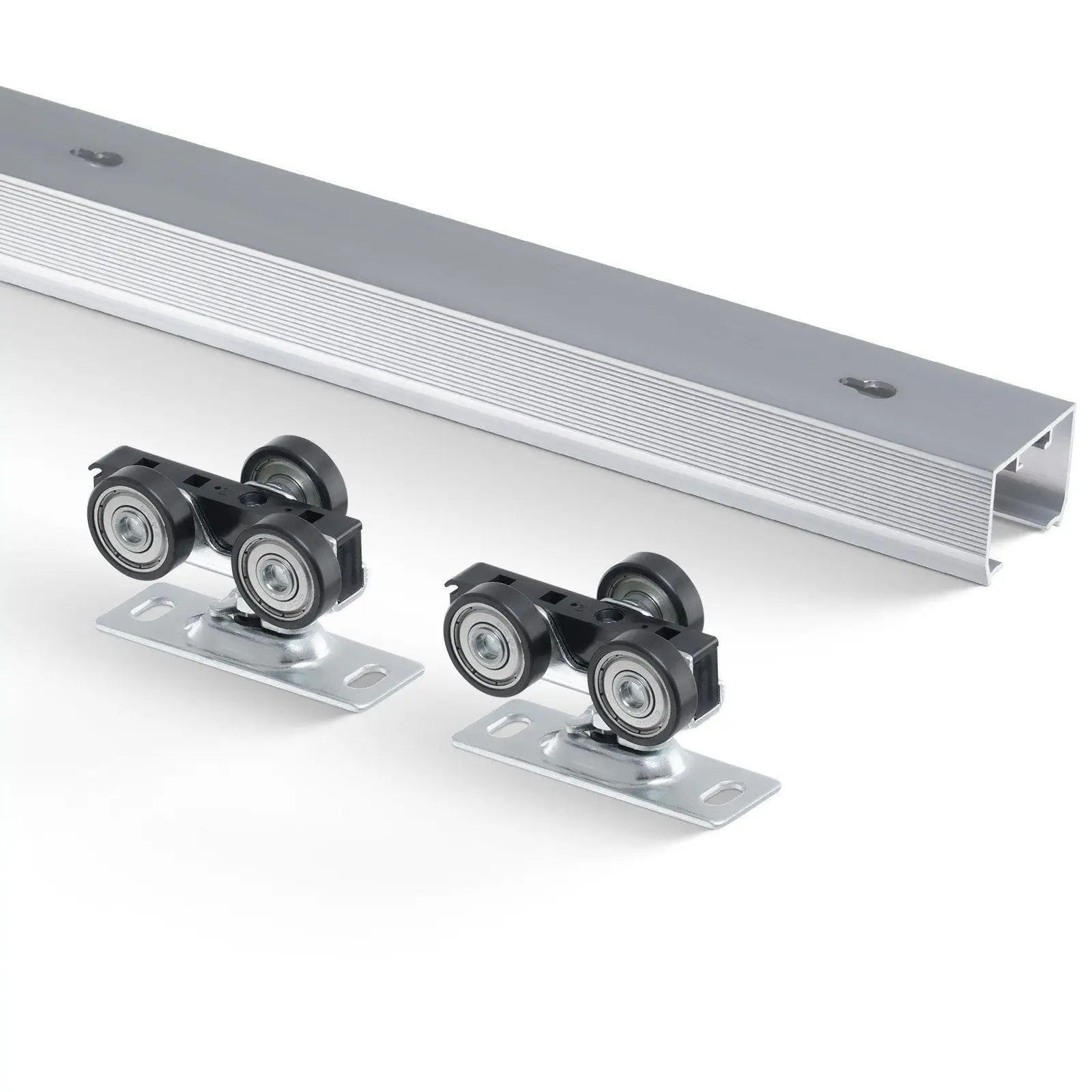 

Комплект сверхмощных раздвижных дверей 5,73 фута, максимальный вес 220 фунтов, размер двери 24–36 дюймов, прецизионная алюминиевая направляющая, трехколесная опора