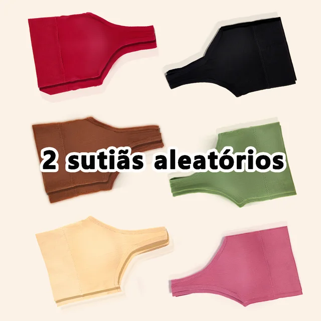 2 Sutiãs aleatórios, Sutiã feminino, Lingeries feminino sexys,Conjunto com 2 peças，Sutiã sem bojo feminino