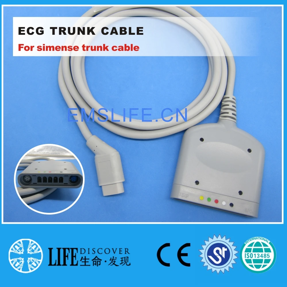 

ECG spo2 temp trunk cable multi-pad For simense patient monitor