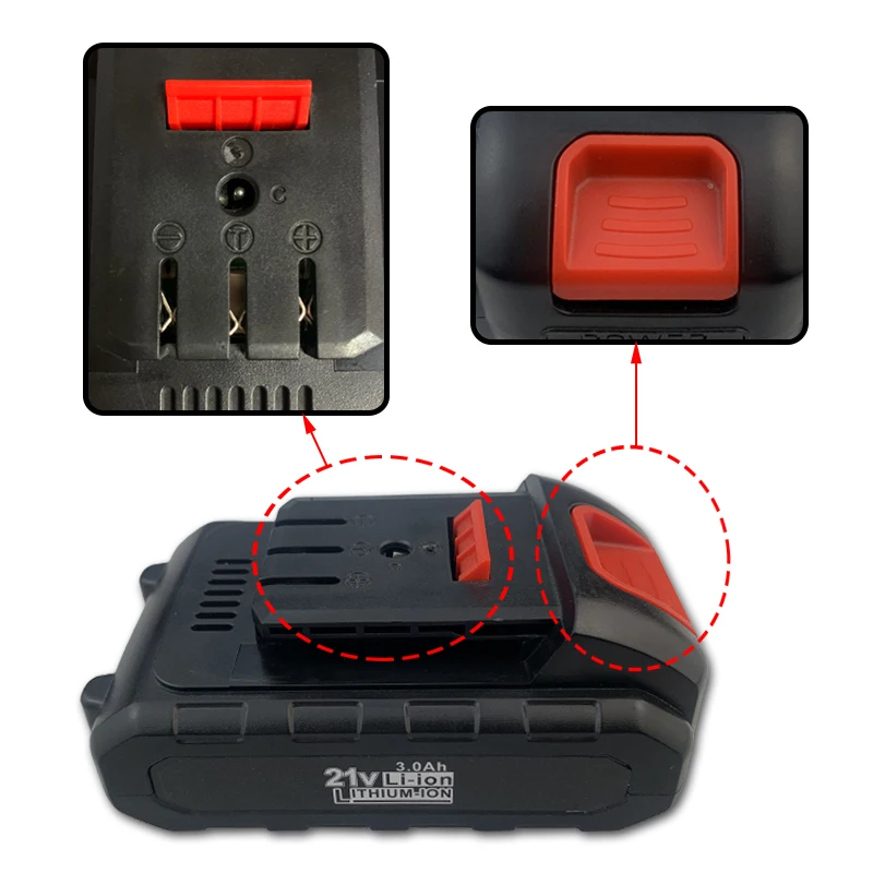 21V Power Tool Rechargeable Lithium Battery For Cordless Electric Wrench Car impact wrench