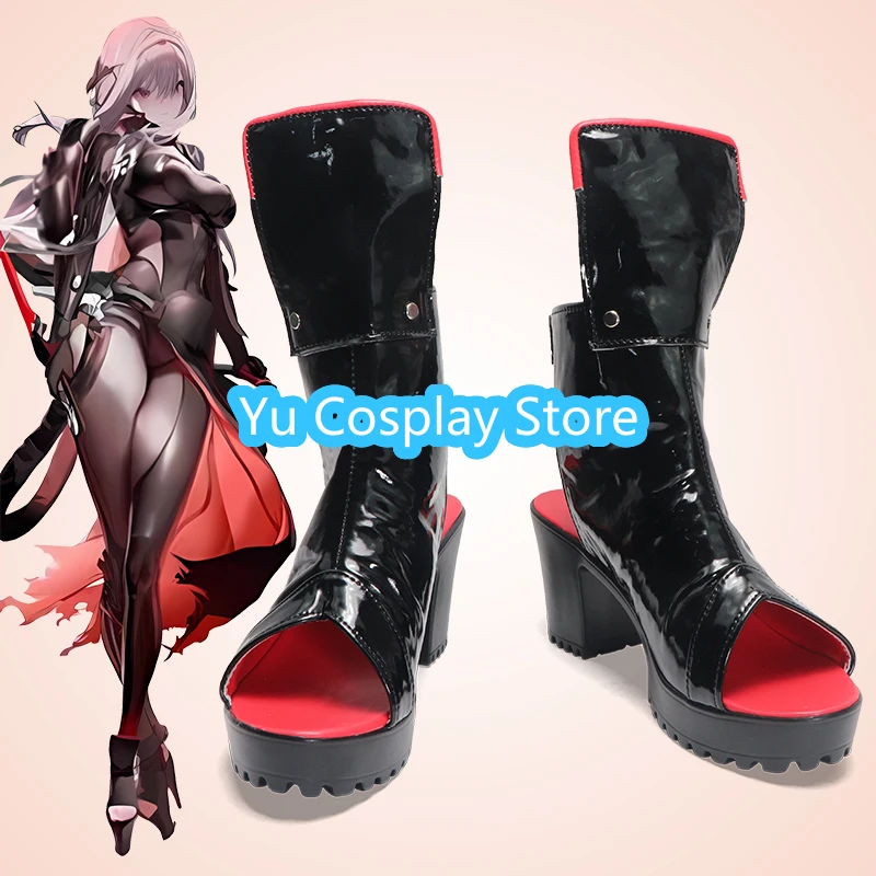 Buty do cosplayu Yu Cosplay Store Red Lotus Shadow, buty do cosplayu anime, kostiumy na Halloween, rekwizyty