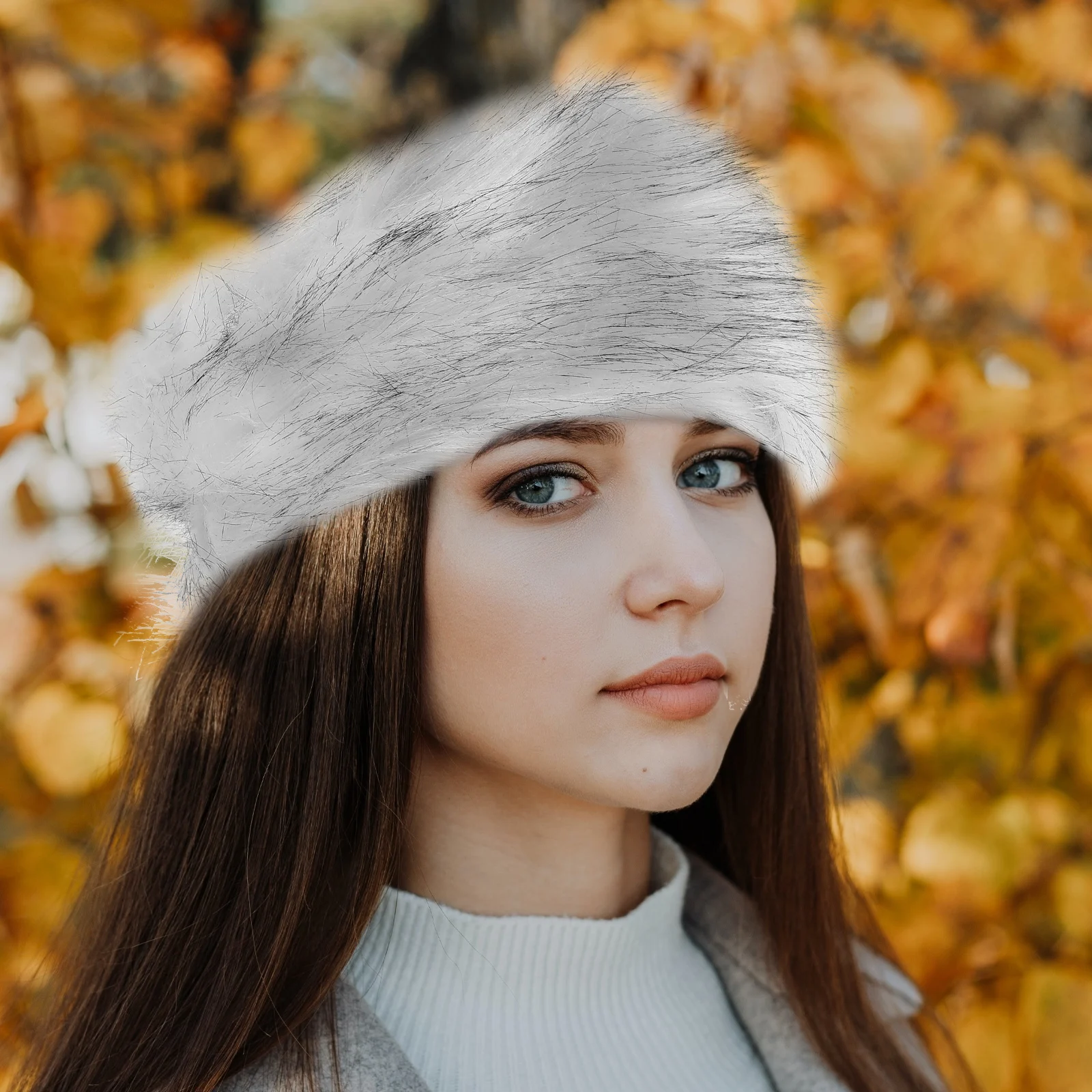 

Faux Winter Ear Protection Artificial Hairband For Women Stylish Windproof Warm Keeping Ear Warmer Decorative Simulated