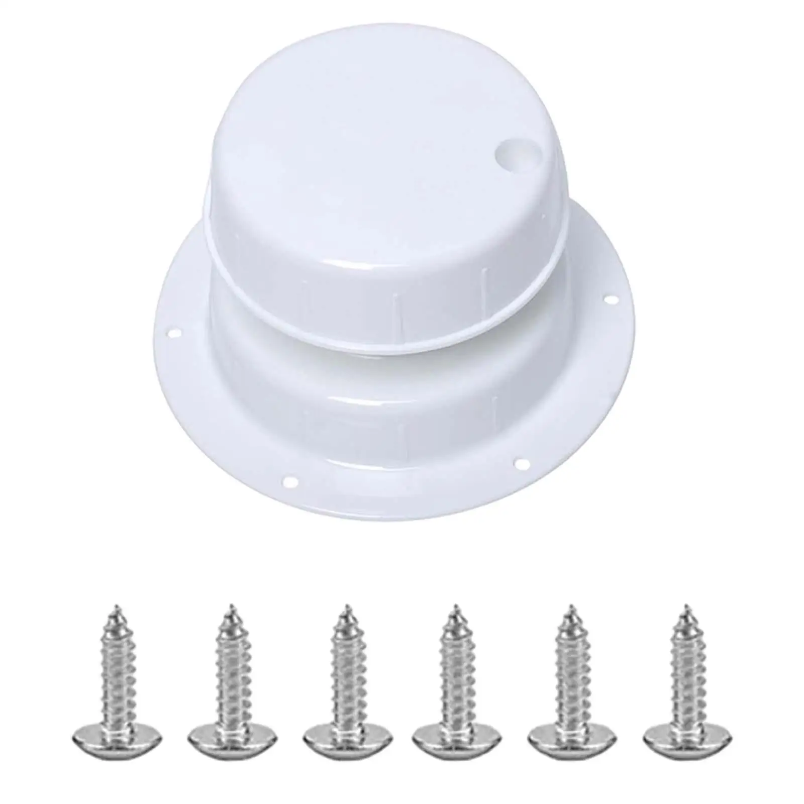 RV Roof Vent Cap with Install Screws Ventilation Cap Professional Roof Pipe Exhaust Cover for Motorhome Camper Boat Trailer