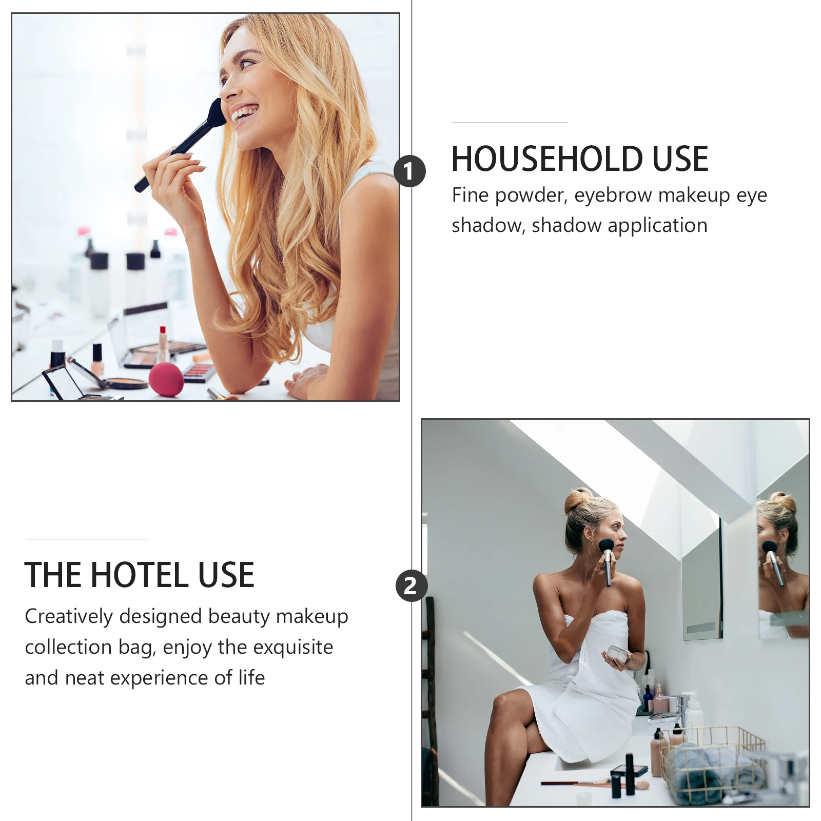 

Dark Brown Eyebrow Powder Pencils Set Waterproof Long Lasting Makeup Supply for Women Creating Brows