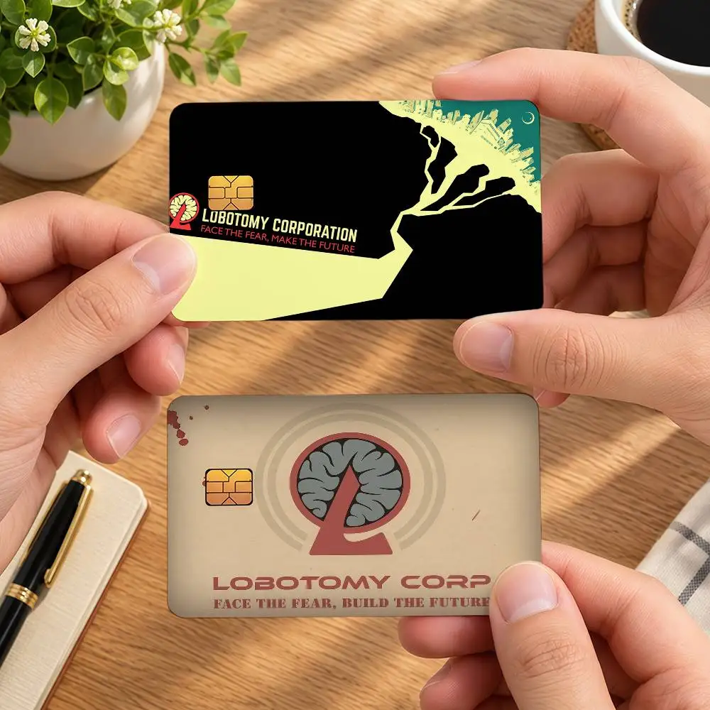 Game L-Lobotomy Corporation Ideal Gift Wrapping Option Credit Card Cover Stickers Original Design Card Stickers