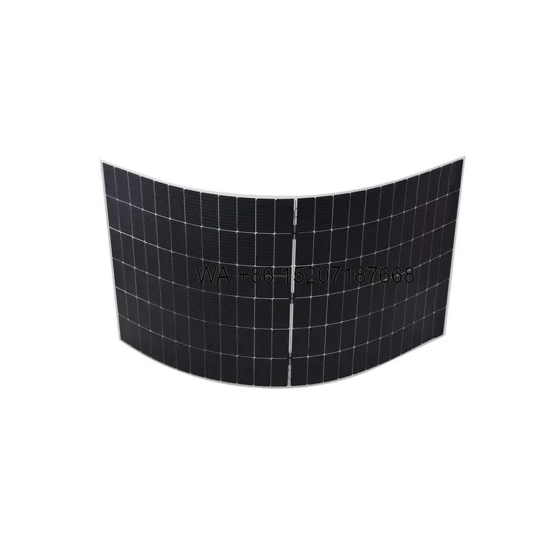 Wmwmnu 520W Flexible Lightweight BIPV Module TUV Half Cell Outdoor PV Panel for Manufacturers PV Support Bracket Sales Solar